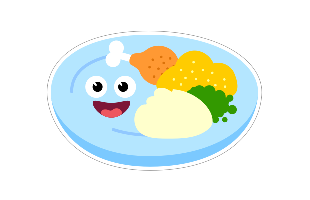 Speech Blubs Sticker Food Lunch